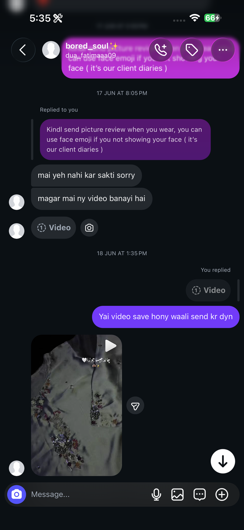 Customer review