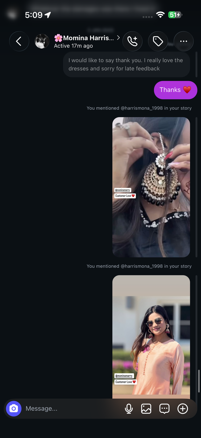 Customer review